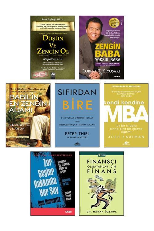 Altın Kitaplar Sıfırdan Bire Kendi Zengin Baba Yoksul Baba Kendine Mba Düşün Ve Zengin Ol Babil'İn En Zengin Adamı