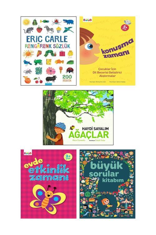 Yapı Kredi Yayınları Rengarenk Sözlük Konuşma Zamanı Evde Etkinlik Zamanı Haydi Sayalım Ağaçlar Büyük Sorular Kitabım