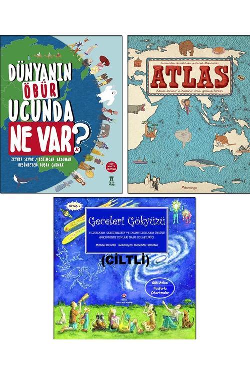 Tübitak Yayınları Atlas - Kıtalar, Denizler Ve Kültürler Arası Yolculuk Rehberi Dünyanın Öbür Ucunda Ne Var? Geceleri