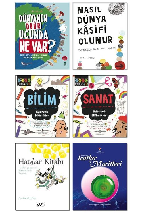 İş Bankası Kültür Yayınları Bilim Sanat Eğlenceli Etkinlikler Dünyanın Öbür Ucunda Ne Var Nasıl Dünya Kaşifi Olunur Hatalar Kita