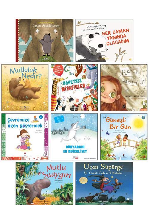 İş Bankası Kültür Yayınları Mutlu Su Aygırı Uçan Süpürge Çevremize Özen Göstermek Dünyadaki En Değerli Şey Güneşli Bir Gün 10Lu