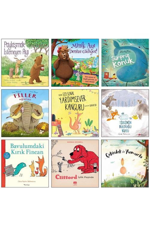 İş Bankası Kültür Yayınları Paylaşmak İstemeyen Ayı Yardımsever Kanguru Bavulumdaki Kırık Fincan İyilik Çekirdek İle Yumurta 9Lu