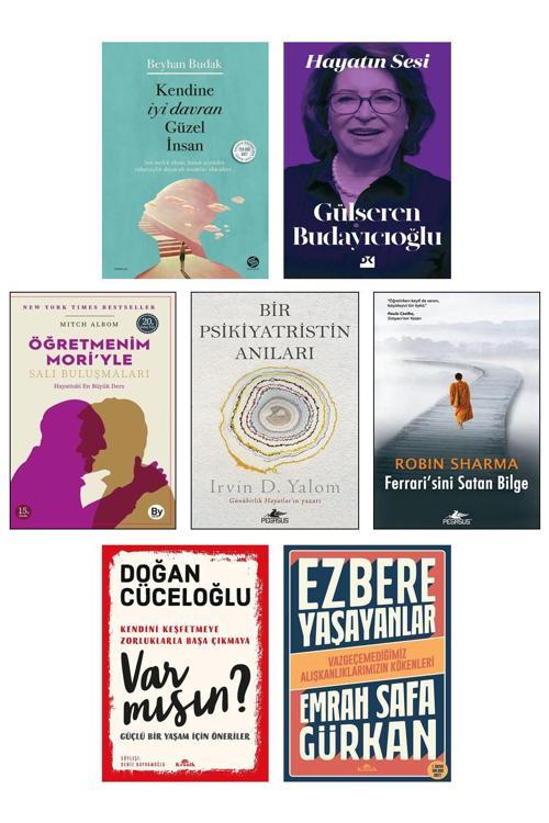 Destek Yayınları Kendine İyi Davran Güzel İnsan Beyhan Budak Hayatın Sesi Öğretmenim Mori'Yle Salı Buluşmaları 7Li Se