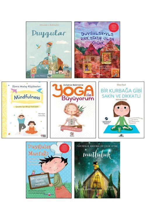 Hep Kitap Duygularıyla Arkadaş Olan Çocuk Apa Onaylı Bir Kurbağa Gibi Sakin Ve Dikkatli Aktivite Kitabı 7Li Se