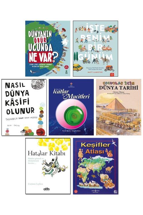 İş Bankası Kültür Yayınları İşte Benim Bir Günüm Dünyanın Öbür Ucunda Ne Var? Çocuklar İçin Dünya Tarihi Hatalar Kitabı Keşifler