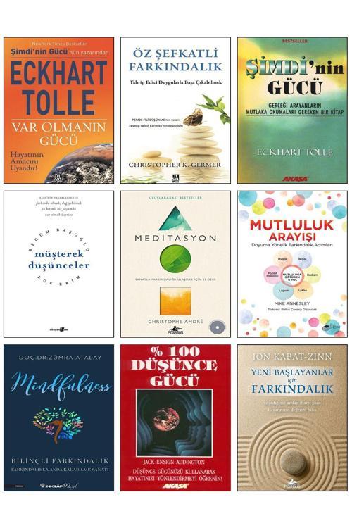 Diyojen Yayıncılık Var Olmanın Şimdinin Gücü Mindfulness Bilinçli Farkındalık Öz Şefkatli Farkındalık Meditasyon Terapi