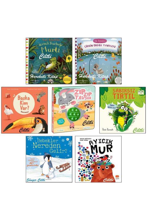 İş Bankası Kültür Yayınları Sevimli Kurbağa Murti Başka Kim Var? Zıp Zıp Tavşan Sabırsız Tırtıl Bebekler Nereden Gelir? Ayıcık