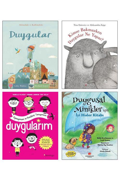 Domingo Yayınevi Duygularım Aklımdaki Ve Kalbimdeki Duygular Kimse Bakmazken Duygular Ne Yapar? Duygusal Minikler 4Lü