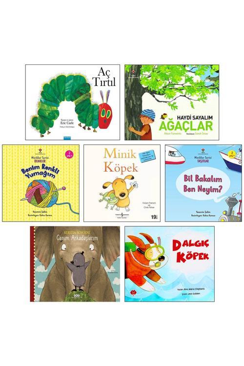 Yapı Kredi Yayınları Canım Arkadaşlarım + Aç Tırtıl Eric Carle + Haydi Sayalım Ağaçlar + Minik Köpek + Dalgıç Köpek 7Li S