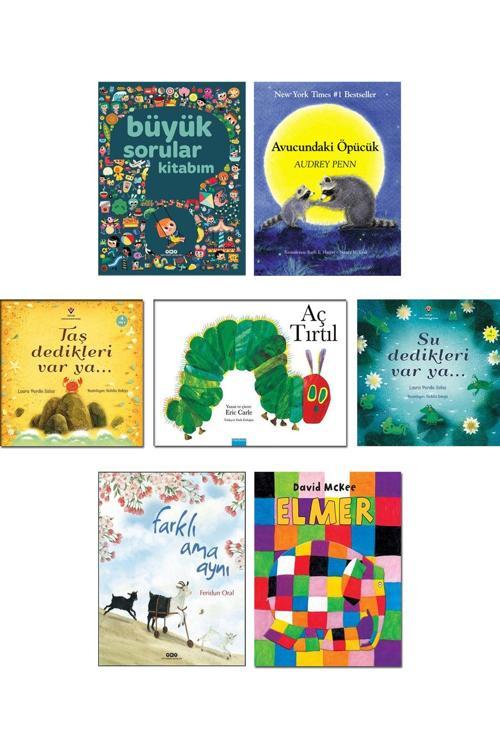 Yapı Kredi Yayınları Avucundaki Öpücük Büyük Sorular Kitabım Aç Tırtıl Farklı Ama Aynı Elmer Çocuk Hikaye Kitapları