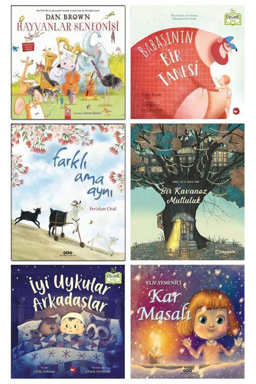 Yapı Kredi Yayınları Farklı Ama Aynı Ciltli Hayvanlar Senfonisi Kar Masalı Babasının Bir Tanesi İyi Uykular Arkadaşlar