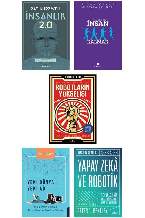 Kronik Kitap İnsanlık 2.0 + Dijital Gelecekte İnsan Kalmak + Robotların Yükselişi + Yapay Zeka Ve Robotik Cem Say