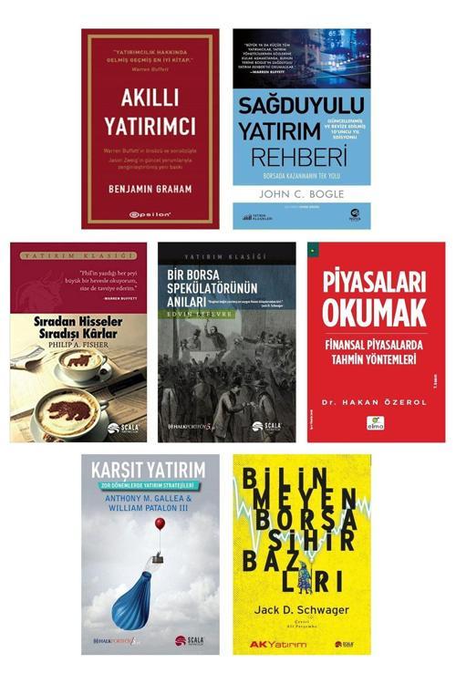 Scala Yayıncılık Akıllı Yatırımcı Bir Borsa Spekülatörünün Anıları Karşıt Yatırım Bilinmeyen Borsa Sihirbazları 7Li
