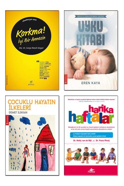 Elma Yayınevi Korkma İyi Bir Annesin Akademisyen Anne Harika Haftalar Çocuklar Bebekler İçin Uyku Kitabı