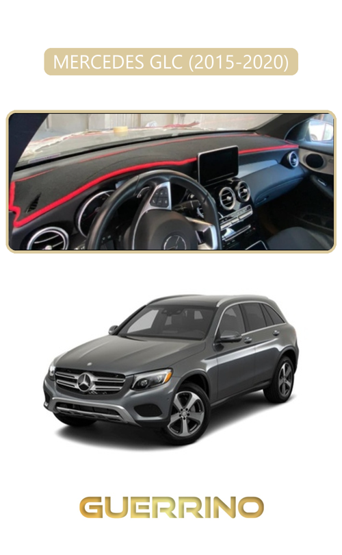Mercedes Glc 2015-2020Torpido Koruma Halısı Bej Kenar
