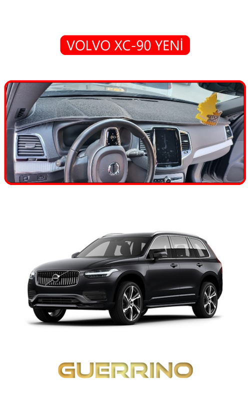 Volvo Xc-90 Yenitorpido Koruma Halısı Kırmızı Kenar