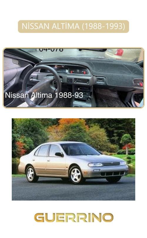 Nissan Altima 1988-1993Torpido Koruma Halısı Bej Kenar