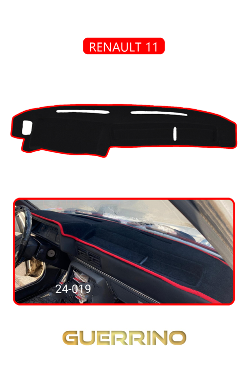 Renault 11Torpido Koruma Halısı Kırmızı Kenar