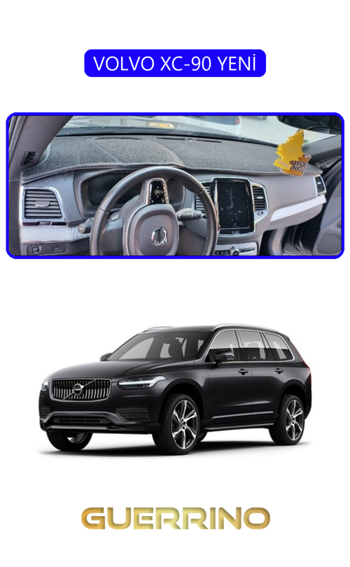 Volvo Xc-90 Yenitorpido Koruma Halısı Mavi Kenar