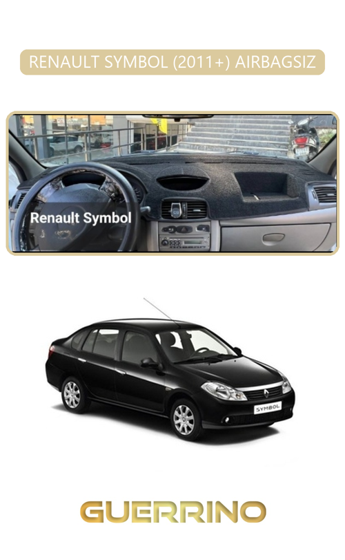 Renault Symbol 2011+ Aırbagsıztorpido Koruma Halısı Bej Kenar