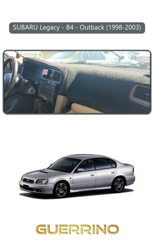 Subaru Legacy / B4 / Outback (1998-2003)Torpido Koruma Halısı Gri Kenar