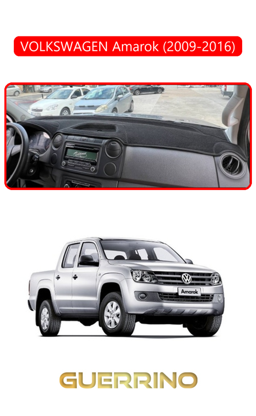 Volkswagen Amarok (2009-2016)Torpido Koruma Halısı Kırmızı Kenar