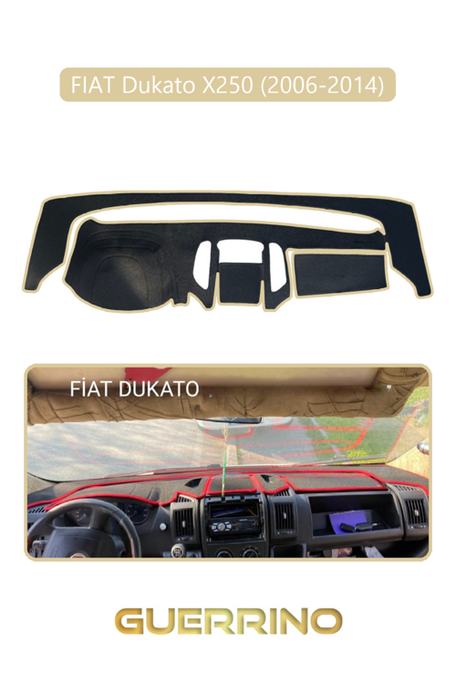 Fıat Dukato X250 2006-2014 Modellerine Uyguntorpido Koruma Halısı Bej Kenar