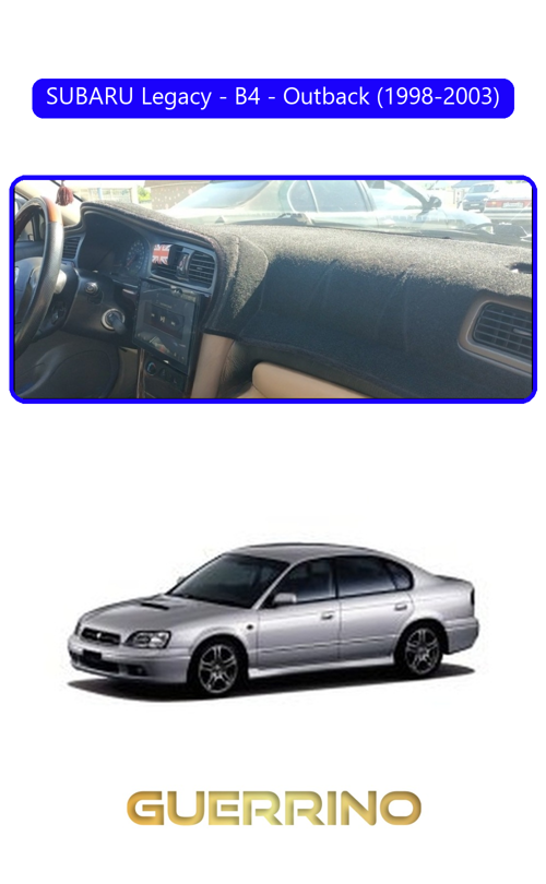 Subaru Legacy / B4 / Outback (1998-2003)Torpido Koruma Halısı Mavi Kenar