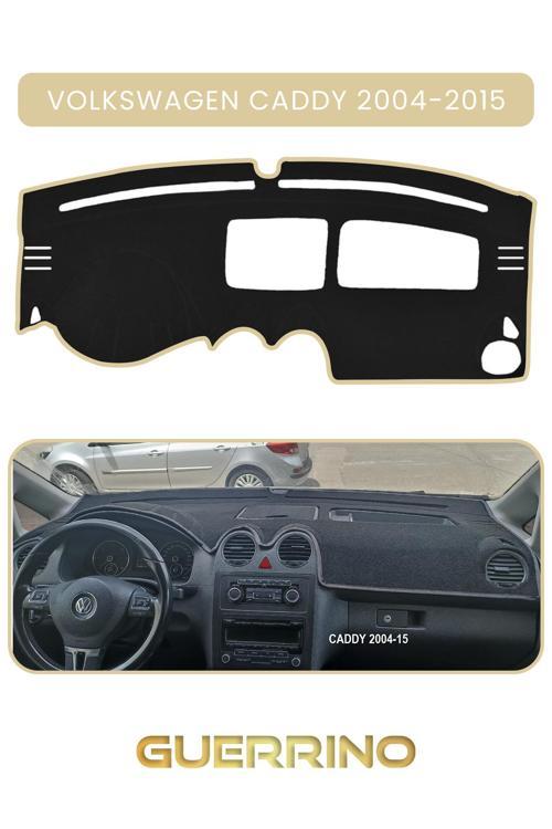 Volkswagen Caddy (2004-2015 )Torpido Koruma Halısı Bej Kenar