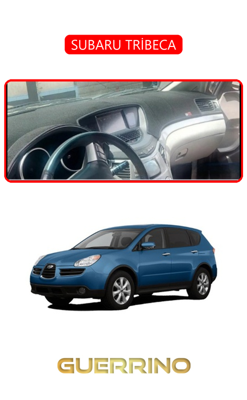 Subaru Tribecatorpido Koruma Halısı Kırmızı Kenar