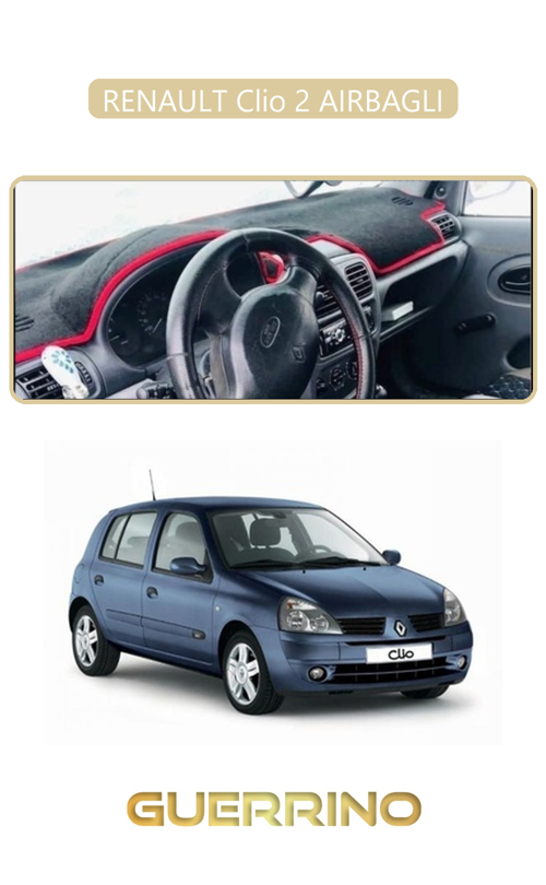 Renault Clio 2 Aırbaglıtorpido Koruma Halısı Bej Kenar