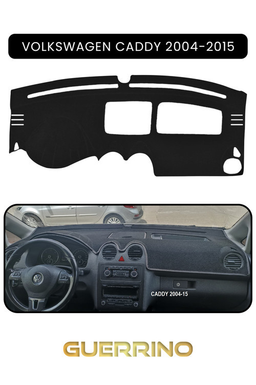 Volkswagen Caddy (2004-2015 )Torpido Koruma Halısı Siyah Kenar