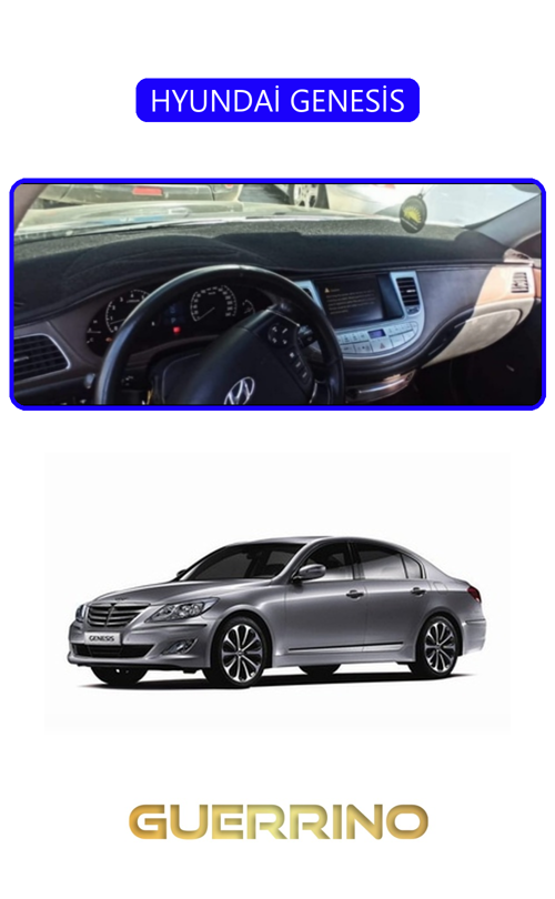 Hyundai Genesistorpido Koruma Halısı Mavi Kenar