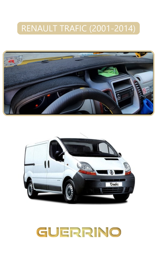 Renault Trafıc (2001-2014)Torpido Koruma Halısı Bej Kenar