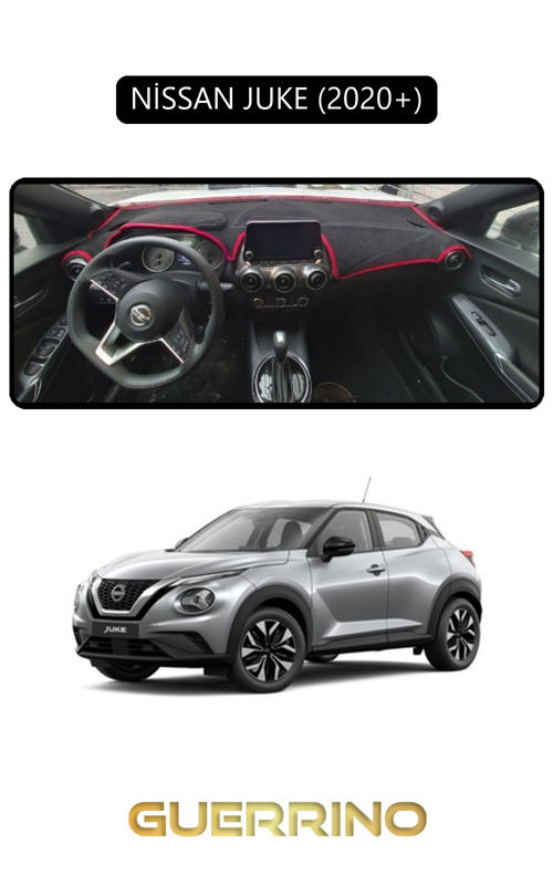 Nissan Juke 2020+Torpido Koruma Halısı Siyah Kenar