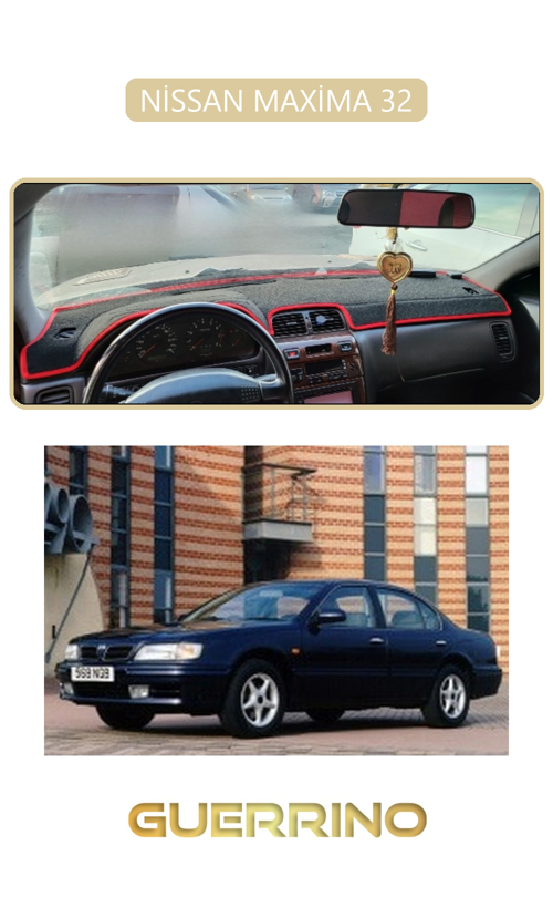 Nissan Maxima 32Torpido Koruma Halısı Bej Kenar