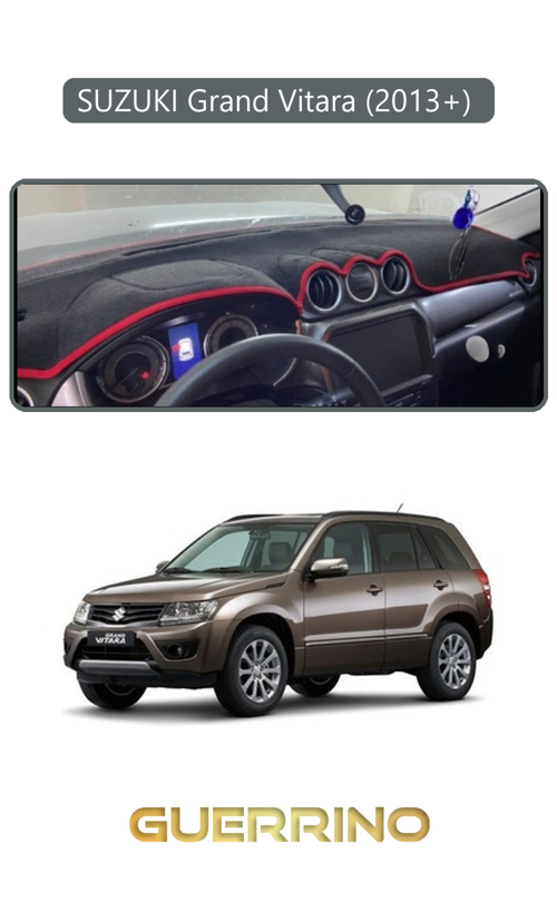 Suzukı Grand Vitara (2013+) Torpido Koruma Halısı Gri Kenar