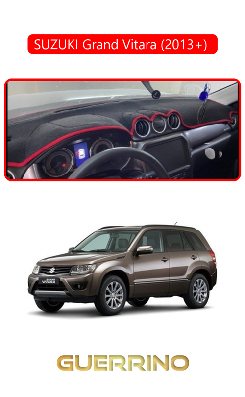 Suzukı Grand Vitara (2013+) Torpido Koruma Halısı Kırmızı Kenar