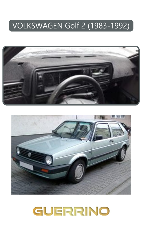 Volkswagen Golf 2(1983-1992)Torpido Koruma Halısı Gri Kenar