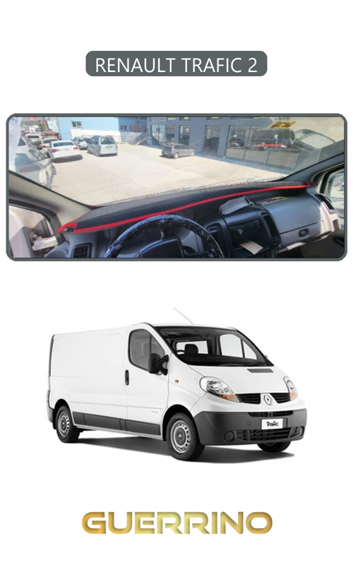 Renault Trafıc 2Torpido Koruma Halısı Gri Kenar
