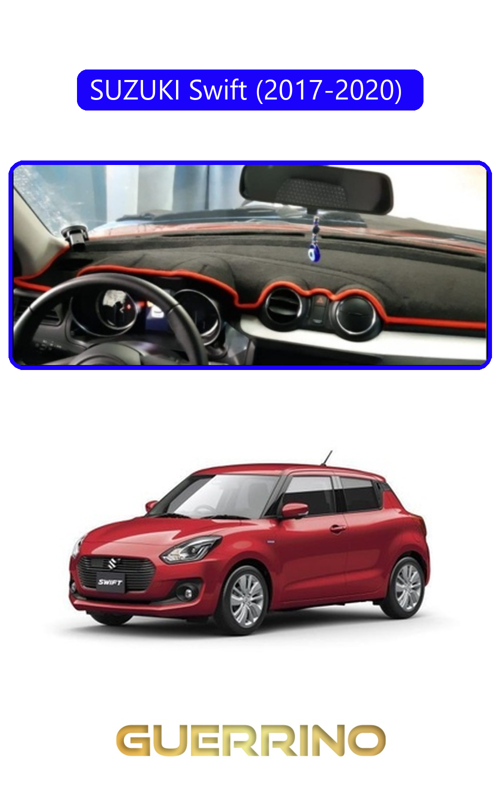 Suzukı Swift   2017-2020 Torpido Koruma Halısı Mavi Kenar