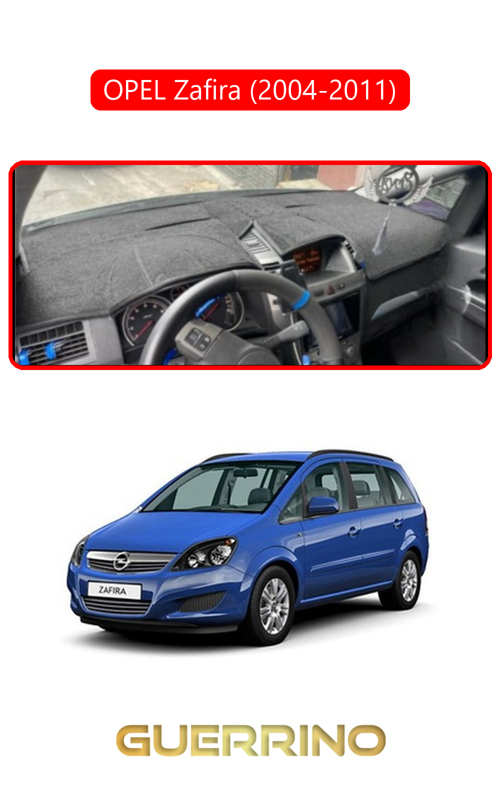 Opel Zafira (2004-2011)Torpido Koruma Halısı Kırmızı Kenar