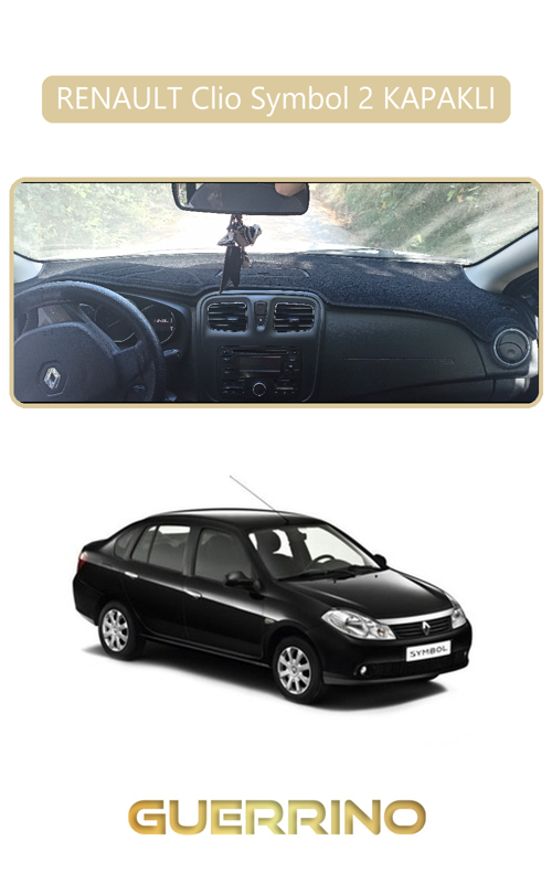 Renault Clio Symbol 2 Kapaklıtorpido Koruma Halısı Bej Kenar