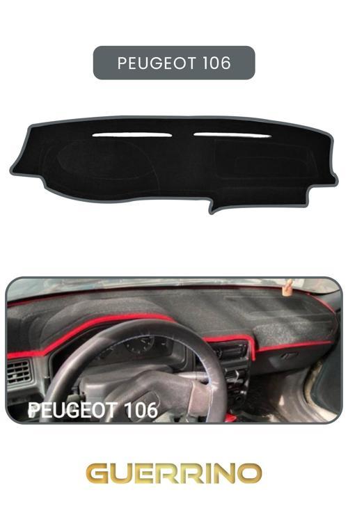 Peugeot 106 Torpido Koruma Halısı Gri Kenar