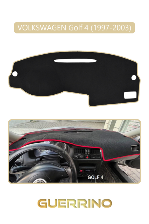 Volkswagen Golf 4  (1997-2003) Torpido Koruma Halısı Bej Kenar