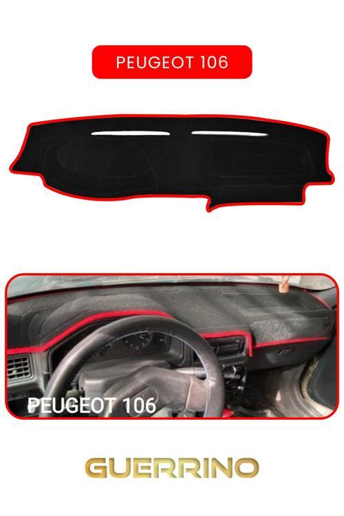 Peugeot 106 Torpido Koruma Halısı Kırmızı Kenar