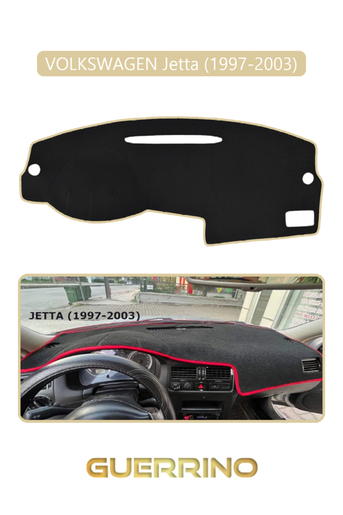 Volkswagen Jetta (1997-2003) Torpido Koruma Halısı Bej Kenar