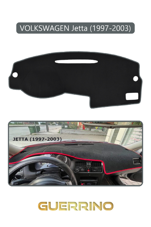 Volkswagen Jetta (1997-2003) Torpido Koruma Halısı Gri Kenar