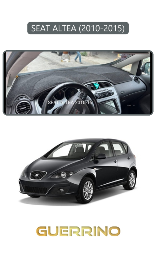 Seat Altea (2010-2015)Torpido Koruma Halısı Gri Kenar