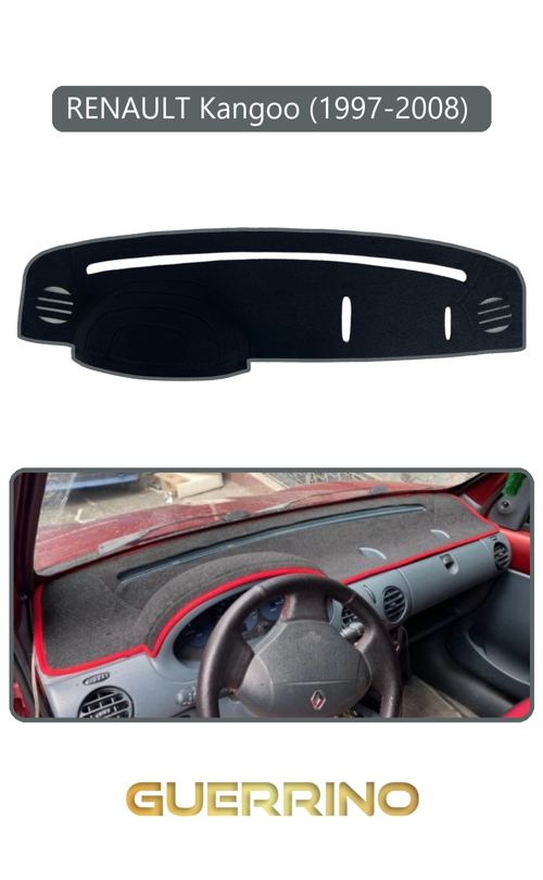 Renault Kangoo (1997-2008) Torpido Koruma Halısı Gri Kenar